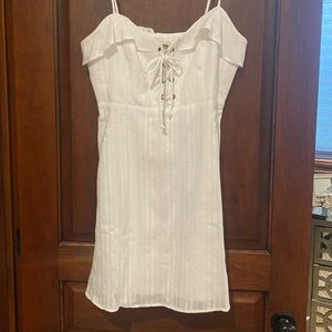 NWT SMYM White Mini Dress